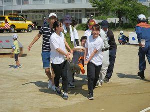 春日井市総合防災訓練の様子